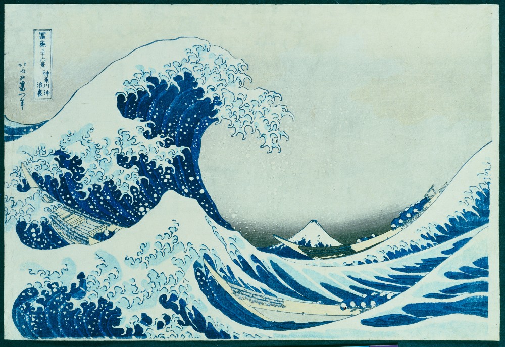 Die grosse Welle von Kanagawa. 1831